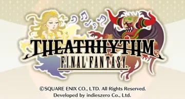 Theatrhythm Final Fantasy (Usa) screen shot title